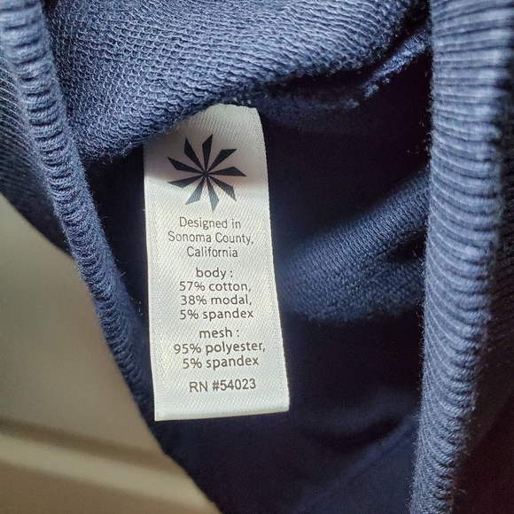 ATHLETA Citytime Crewneck Sweatshirt Navy Blue Size: S - Picture 10 of 11